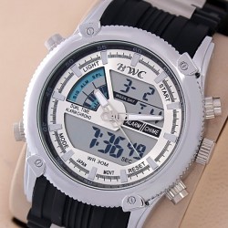 BWC Dual Time B-1306 Bracelet Watch